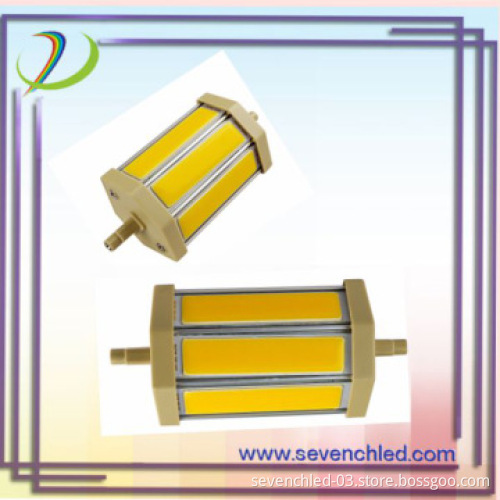 2014 new bright dimmable cob led r7s 8W J118 118mm length